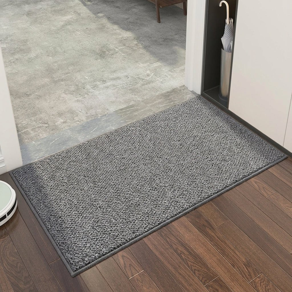 Non-Slip Woven Entry Mat with Grip Base