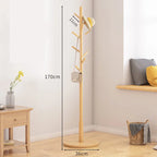 Sleek Wooden Coat Stand for Stylish Spaces